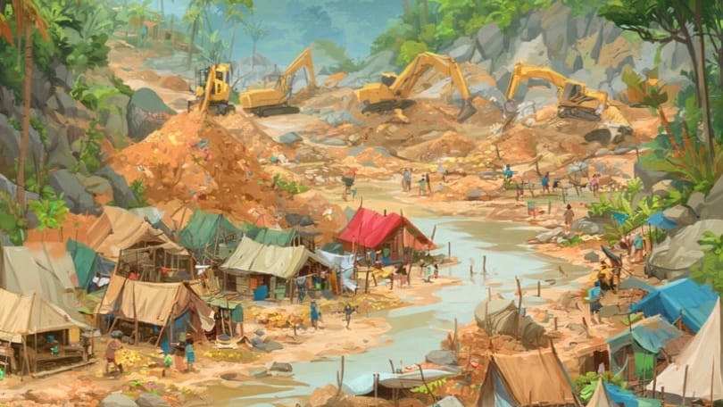 Tambang lia (ilustrasi)